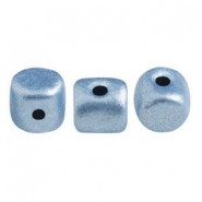Les perles par Puca® Minos kralen Metallic mat light blue 23980/79030
